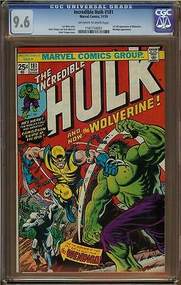 Incredible Hulk 181 CGC 96 1st Full Appearance of Wolverine