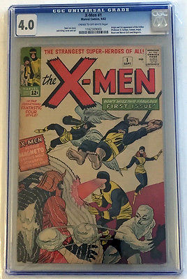 XMen 1 CGC 40 Sept 1963 Marvel 1st Uncanny XMen Comic  1st Appearanance