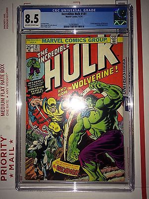 Incredible Hulk 181 CGC 85  1st appearance of Wolverine