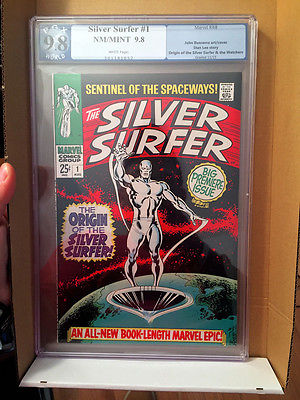 Silver Surfer 1 CGCPGX 98 White pages Original Owner 