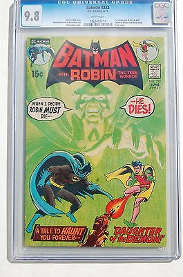 Batman 232 CGC 98 RARE WHITE Pages 1st Ras Al Ghul Highest Graded Copy