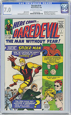 Daredevil 1 CGC 70 OWW Origin  1st app Matt Murdock Everett Kirby Marvel
