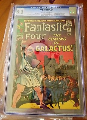 Fantastic Four 48 Silver Age Comic CGC 92 Near Mint OW To White Pages