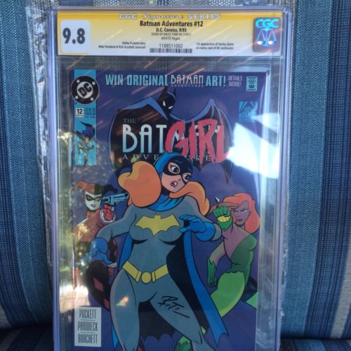 Batman Adventures 12  First Harley Quinn  Signed By Bruce Timm  CGC 98