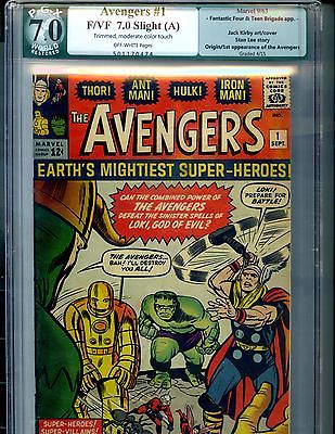 Avengers 1 Vol 1 PGX 70 Like CGC High Grade 1st App of the Avengers 1963