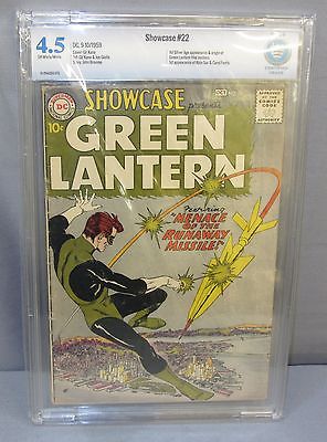 SHOWCASE 22 Green Lantern Hal Jordan 1st app CBCS 45 DC Comics 1959 cgc