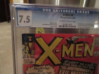 XMen 4 Marvel   CGC 75  HOT BOOK movie soon