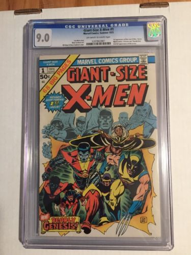 Giant Size Xmen 1 cgc 90