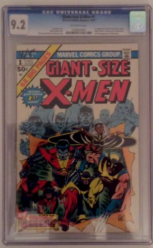 Giant Size Xmen  1 1st Appearance Of The New Xmen CGC graded 92