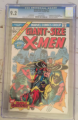 GiantSize XMen 1 CGC 92  White Pages  First appearance of the new XMen