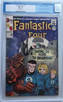 Fantastic Four 45 Dec 1965 Marvel CGC 92 NM OW NEAR MINT