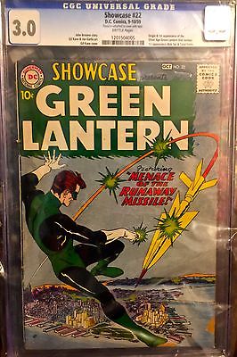 Showcase 22  1st green lantern CGC 30