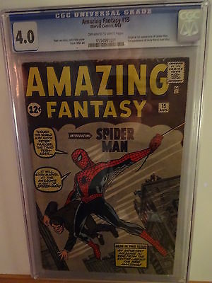 Amazing Fantasy 15 CGC 40  Blue Label