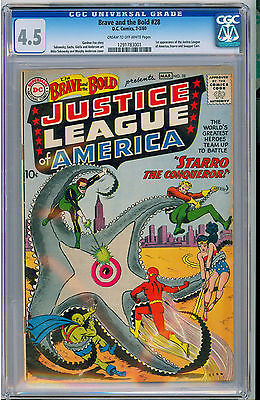 Brave  Bold 28  CGC 45 Blue Label  1st Appearance of Justice League of America