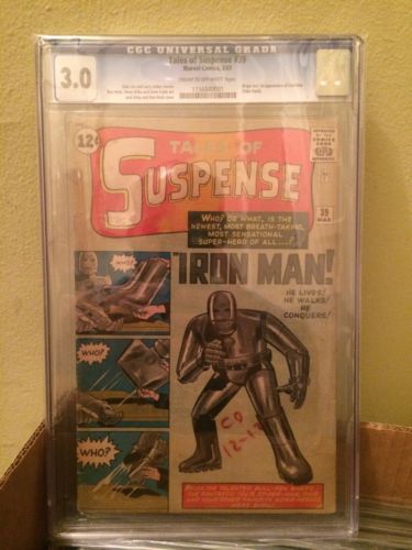 Tales of suspense 39 cgc 1st App Of Iron Man No Reserve Dont Miss Out Marvel