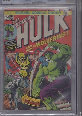 1974 Marvel Incredible Hulk 181 CGC 85 offwhitewhite pages