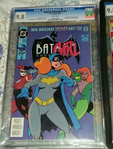 Batman Adventures 12 cgc 98 first Harley Quinn  white pages movie coming soon