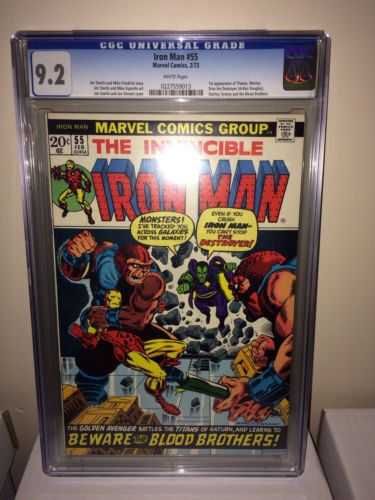 Iron Man 55 CGC 92 WP