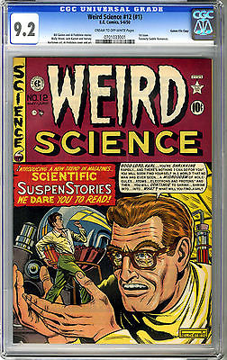 WEIRD SCIENCE 12 1 1950 CGC NM 92 COW Pages GAINES FILE COPY 29  WOOD