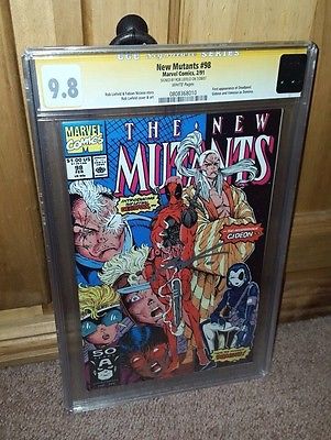 TACOTACULAR Marvel 1991 New Mutants 98 1st Deadpool CGC 98 Signature Series