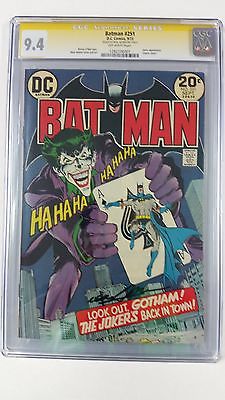 Batman 251 CGC Signature Series 94  Signed by Neal Adams  DC