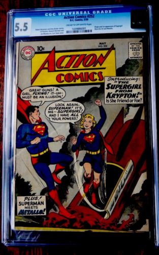 Action Comics 252 1959 CGC 55 1st Super girl