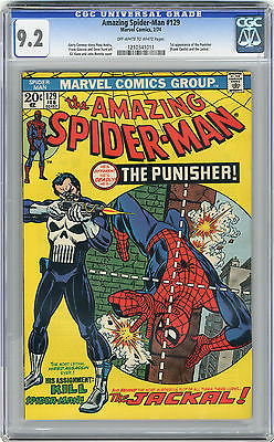 1974 Amazing SpiderMan 129 CGC 92 1st Punisher
