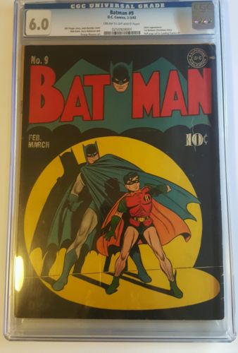 Batman 9 CGC 60 Cream to OffWhite 