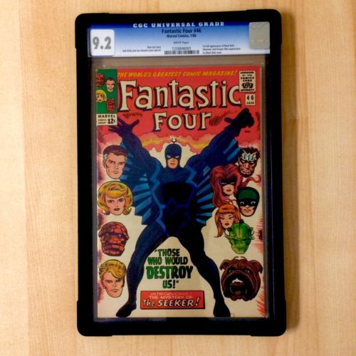 Fantastic Four 46 1966 1st appearance BLACK BOLT Inhumans CGC 92 WHITE pg NM