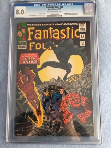 Fantastic Four 52 CGC 80 Jul 1966 Marvel