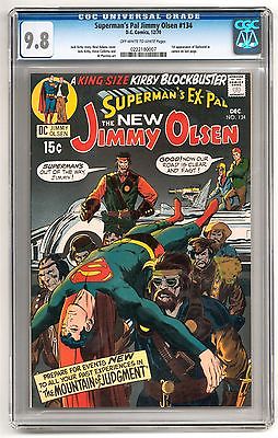 Supermans Pal Jimmy Olsen 134 CGC 98 OWW 1st Darkseid Highest Graded Copy
