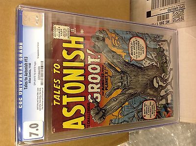 TALES TO ASTONISH 13 CGC 70  OFF WHITE  WHITE 1ST GROOT SUPER HOT