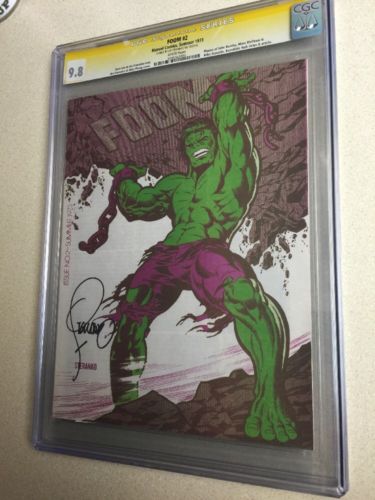 LK FOOM 2 SS CGC 98 NMM  Steranko Auto 1st Proto Wolverine Pre Hulk 180 181