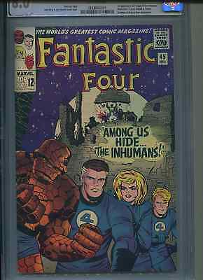 Fantastic Four 45 CGC 80 1st app of The Inhumans Marvel 1965