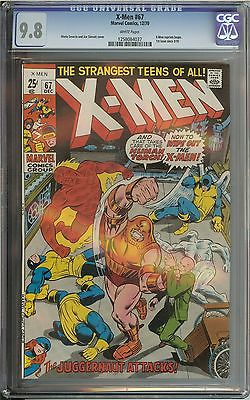 XMEN 67 CGC 98 WHITE PAGES  MARIE SEVERINJOE SINNOTT COVER