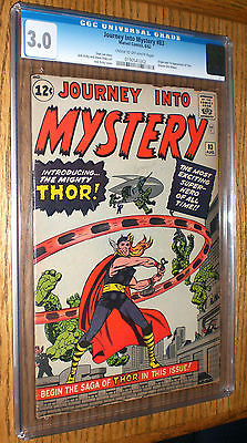 Journey Into Mystery 83 1st THOR Aug 1962 CGC 30 GVG Beautiful comic Avengers