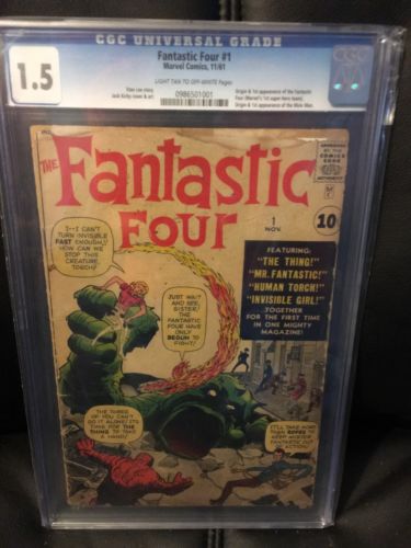 FANTASTIC FOUR 1  CGC 15 Universal Grade