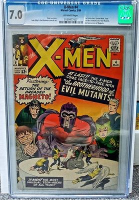 XMEN 4 CGC 70 FNVF 1ST APPEARANCE QUICKSILVER  SCARLET WITCH