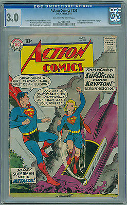 Action Comics 252 CGC 30 GDVG 1st Appearance and Origin of Supergirl MEGA KEY