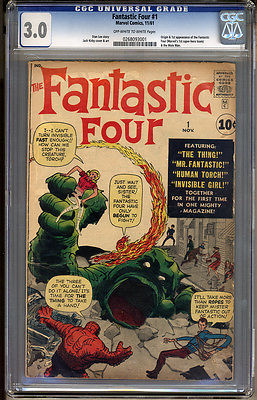 Fantastic Four 1 CGC 30 GDVG Universal No Reserve