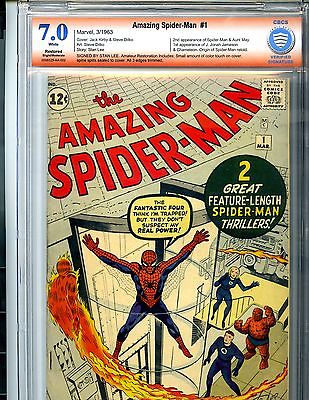 Amazing SpiderMan 1 Vol 1 CBCS 70 Like CGC High Grade 1st App of Chameleon