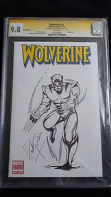 Wolverine 1 CGC SS 98 Herb Trimpe Sketch Orginal Art