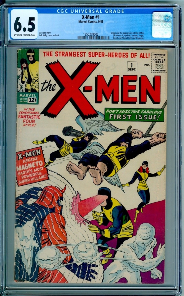 Xmen 1 CGC 65  1st Magneto Professor X Cyclops