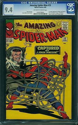 The Amazing SpiderMan 25  CGC 94  NM  Classic Ditko Cover