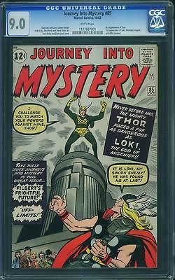 Journey into mystery 85 90 CGC certified  White Pages