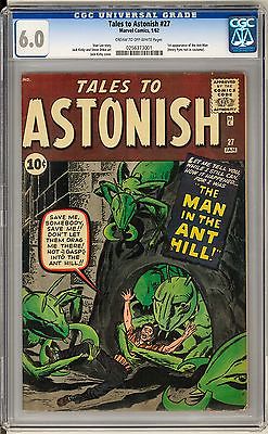 Tales to Astonish 27 CGC 60 COW 1st Appearance of AntMan Hank Pym Avengers