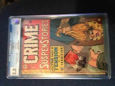 Crime SuspenStories 22 AprMay 1954 EC CGC 50 Infamous Senate Subcommittee