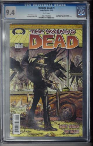 The Walking Dead 1CGC 94 WP Universal Black Label1st Rick Grimes