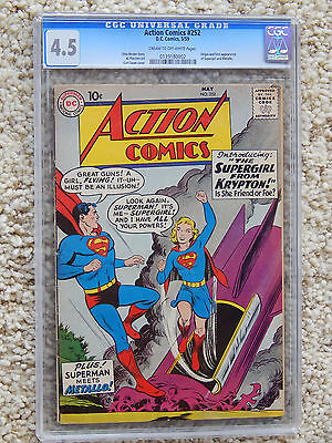 Action Comics 252 May 1959 DC CGC 45 Supergirl