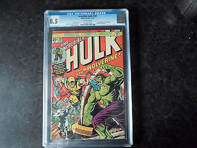 Incredible Hulk 181  1st Full Appearance of Wolverine CGC 85